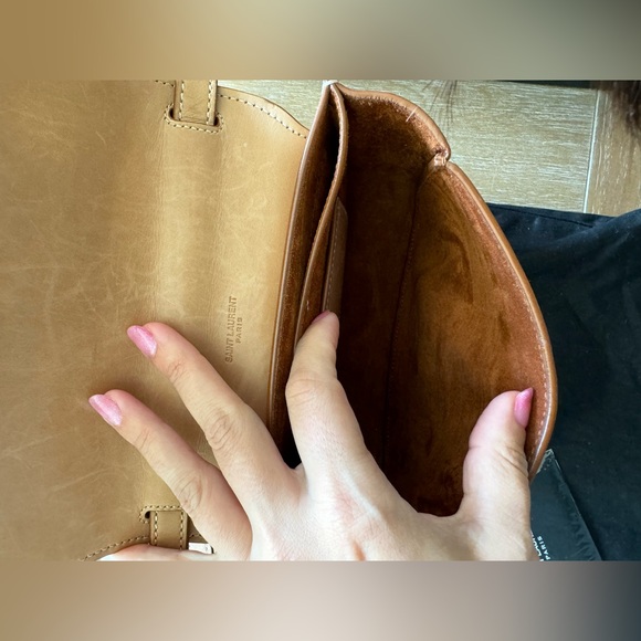 YSL Yves Saint Laurent Kaia Bag Small in Tan - Picture 3 of 6